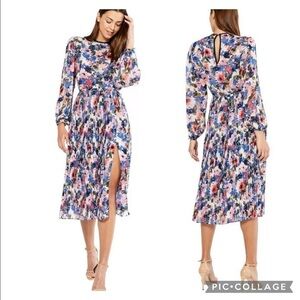 MISA LOS ANGELES JULIANA DRESS - TIE DYE FLORAL XS